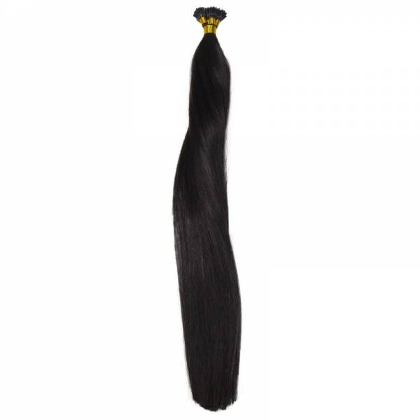 Natural Black I-Tip - 5 Packs (125 Grams- Thin Hair)