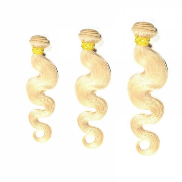 Russian Blonde Body Wave Bundle Deals - 14"/16"/18"