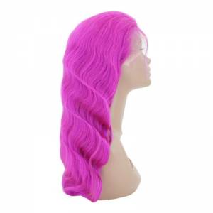 Purple Pop Front Lace Wig - 12"
