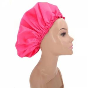 Short Silk Bonnet - Hot Pink