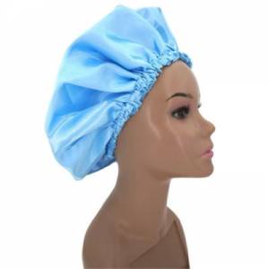 Short Silk Bonnet - Tiffany Blue