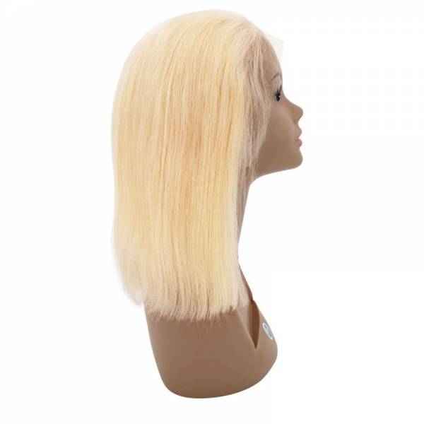 Blonde Straight Bob Wig - 12" (Front Lace: 150%)