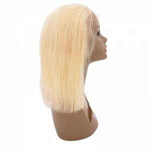 Blonde Straight Bob Wig - 14" (Front Lace: 150%)