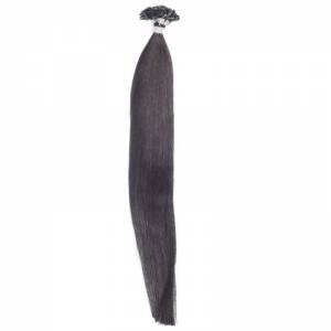 Natural Black U-Tip - 5 Packs (125 Grams- Thin Hair)